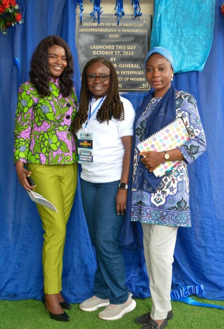 Lucy at UNIPORT Innovation Club launch