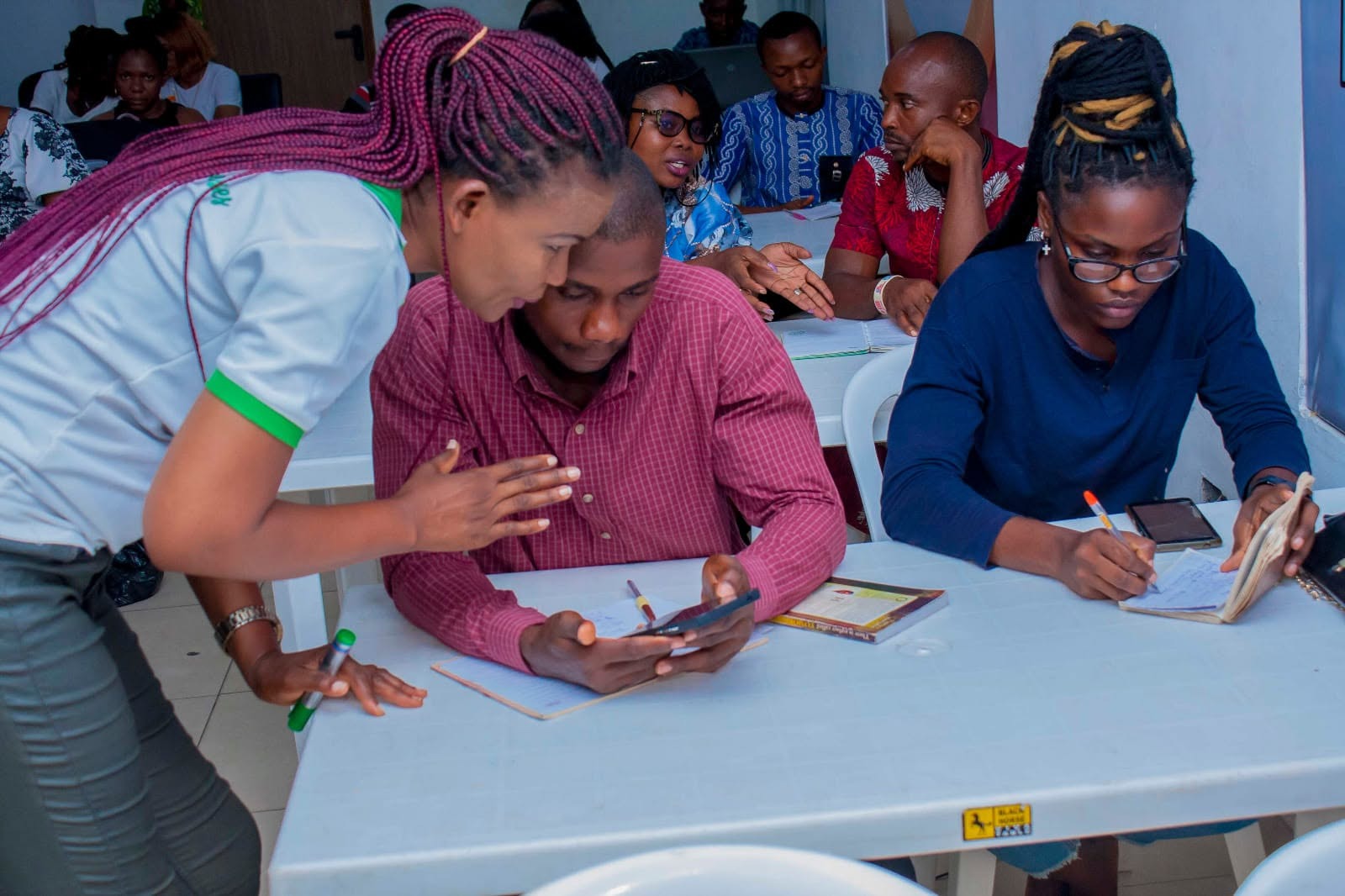 Lucy mentoring participants
