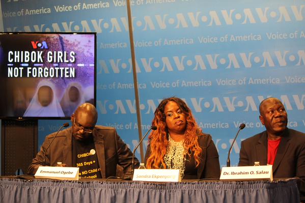 Sandra Ekpenyong on the VOA Chibok Girls Not Forgotten panel