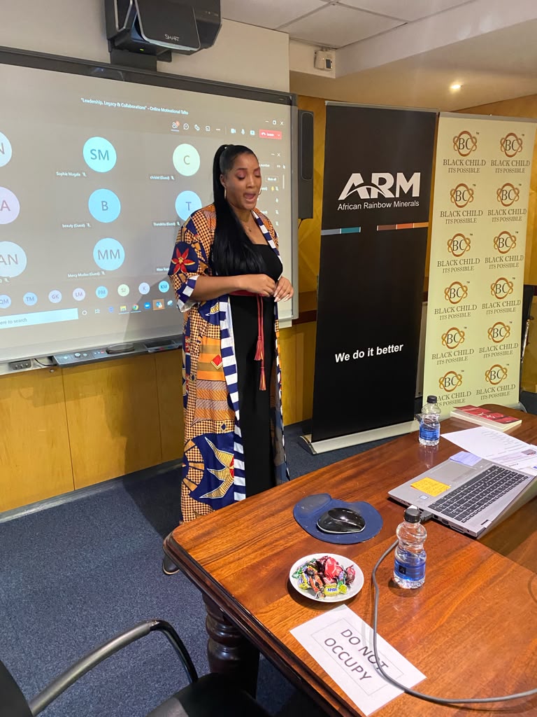 Tiffany Parker speaking at a leadership session