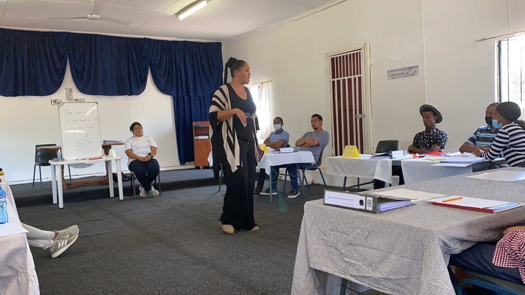 Tiffany Parker leading a community workshop